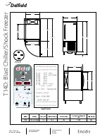 Preview for 2 page of Delfield Convochill T14D Specifications