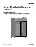Delfield CoolScapes GB Series Original Instructions Manual preview