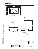 Preview for 2 page of Delfield ESIC36 Specifications