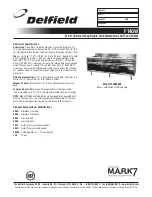 Preview for 1 page of Delfield F14GW232 Specifications