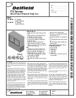 Delfield F15MR48N Specification Sheet preview