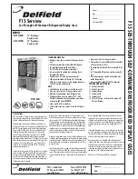 Preview for 1 page of Delfield F15SC48N Specification Sheet