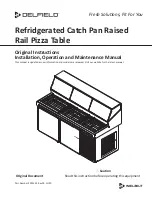 Delfield F18DC48P-RCPL Original Instructions Installation, Operation And Maintenance Manual preview