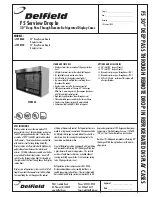 Delfield F5PR48D Specifications preview