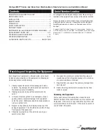 Preview for 2 page of Delfield GFR1-G Service And Installation Manual