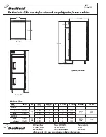 Предварительный просмотр 2 страницы Delfield MDBPT1-SH Specifications