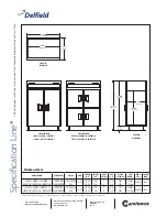 Предварительный просмотр 2 страницы Delfield SADFP2-S Specification