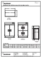 Предварительный просмотр 2 страницы Delfield SAH2N-S Specifications