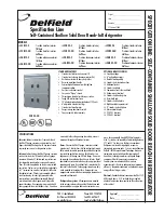 Preview for 1 page of Delfield SAR1S-S Specifications