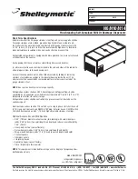 Delfield Shelleymatic N10-1313-34 Specifications preview