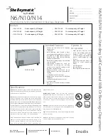 Delfield Shelleymatic N10 Specifications preview