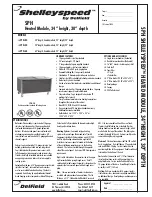 Delfield Shelleyspeed SPH-40 Specifications предпросмотр