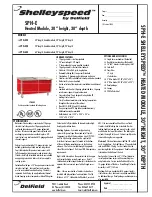 Delfield Shelleyspeed SPH-40E Specifications preview