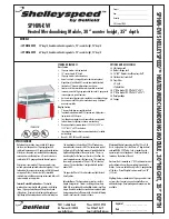 Preview for 1 page of Delfield Shelleyspeed SPHM-50EW Specifications