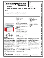 Delfield Shelleyspeed SPHM-50W Specifications preview