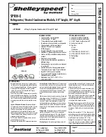 Preview for 1 page of Delfield Shelleyspeed SPRH-68E Specifications