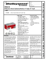 Delfield Shelleyspeed SPRH-68W Specifications preview