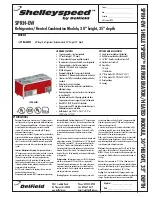 Delfield Shelleyspeed SPRH-EW Specifications preview