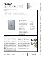 Предварительный просмотр 1 страницы Delfield SSDRL2-S Specification