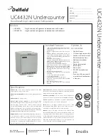 Предварительный просмотр 1 страницы Delfield UC4432N Specifications