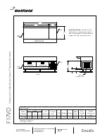 Предварительный просмотр 2 страницы Delfield Versa Drawer F17VD84 Specifications