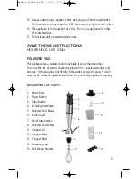 Предварительный просмотр 3 страницы Delfino DLHB-414 Instruction Booklet