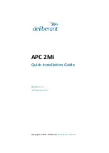 Предварительный просмотр 1 страницы Deliberant APC 2Mi Quick Installation Manual