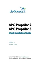 Preview for 1 page of Deliberant APC Propeller 2 Quick Installation Manual