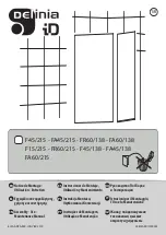 Preview for 1 page of Delinia iD F45/215 Assembly, Use And Maintenance