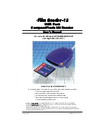 Предварительный просмотр 1 страницы Delkin Devices eFilm Reader-12 User Manual