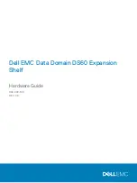 Предварительный просмотр 1 страницы Dell EMC Data Domain DS60 Hardware Manual