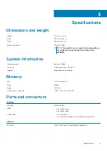 Preview for 9 page of Dell EMC Inspiron 14 3000 Setup And Specifications