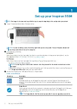 Preview for 4 page of Dell EMC Inspiron 5584 Setup And Specifications