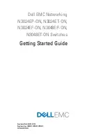 Предварительный просмотр 1 страницы Dell EMC N3024EF-ON Getting Started Manual