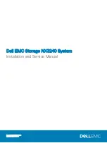 Preview for 1 page of Dell EMC NX3240 Installation And Service Manual