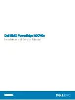 Dell EMC PowerEdge MX740c Installation And Service Manual preview