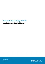 Предварительный просмотр 1 страницы Dell EMC PowerEdge R7525 Installation And Service Manual