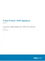 Dell EMC PowerProtect X400 Replacement Procedure preview