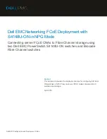 Dell EMC PowerSwitch S3048-ON Configuration And Deployment Manual предпросмотр