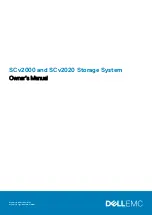 Dell EMC SCv2000 Owner'S Manual предпросмотр