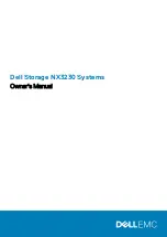 Предварительный просмотр 1 страницы Dell EMC Storage NX3230 Owner'S Manual