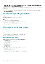 Предварительный просмотр 72 страницы Dell 06M4F Installation And Service Manual