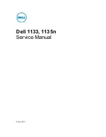 Dell 1135N Service Manual preview