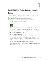 Preview for 17 page of Dell 1250 Color User Manual