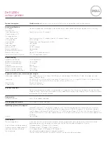 Предварительный просмотр 3 страницы Dell 1250C Specifications