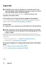 Preview for 72 page of Dell 1271426 User Manual