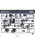 Dell 1350 Color Quick Installation Manual предпросмотр