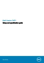 Preview for 1 page of Dell 1456653 Setup And Specifications Manual
