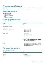 Предварительный просмотр 13 страницы Dell 1456653 Setup And Specifications Manual