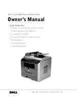 Preview for 1 page of Dell 1600 Mono Laser Owner'S Manual